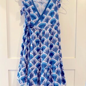 Blue Patterned Dress